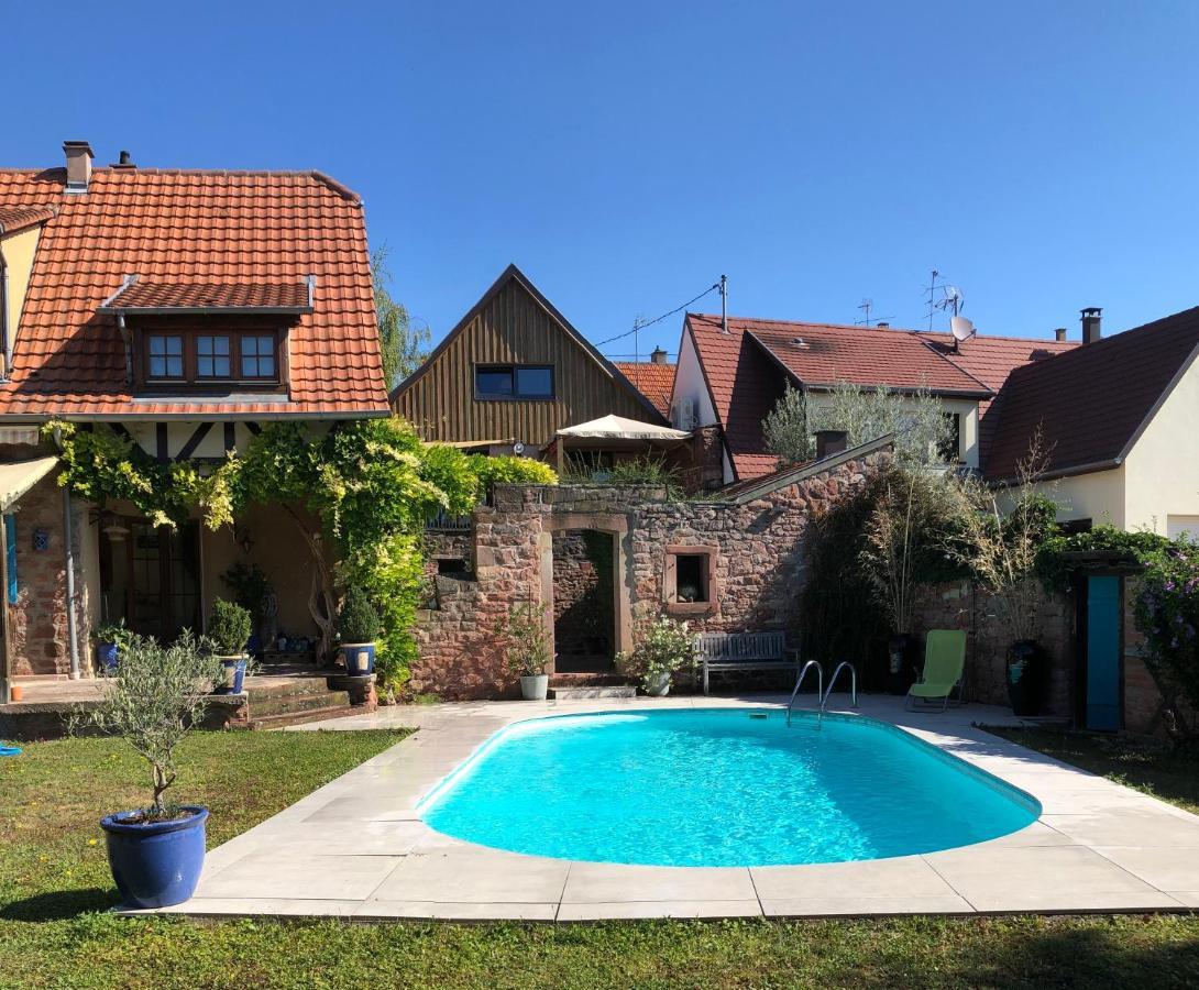 Le Grenier - Piscine Et Spa Marlenheim Eksteriør bilde